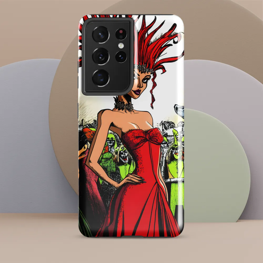Fiery Elegance: A Fashion Statement