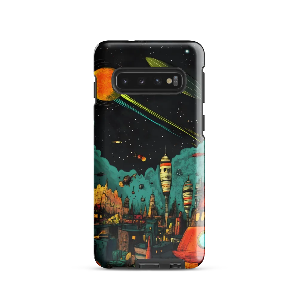 Galactic Cityscape: A Journey Through Imagination