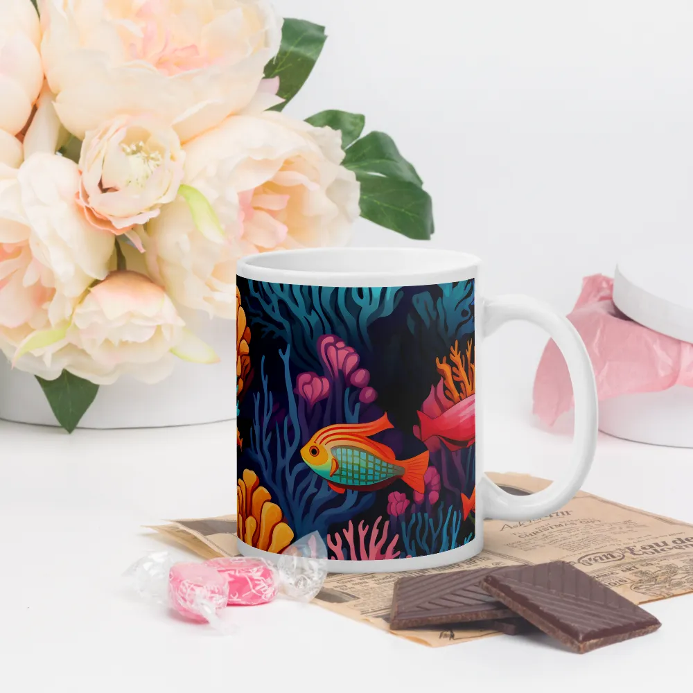 Underwater Harmony: A Coral Reef Wonderland | Mugs | Multiple Sizes & Colors