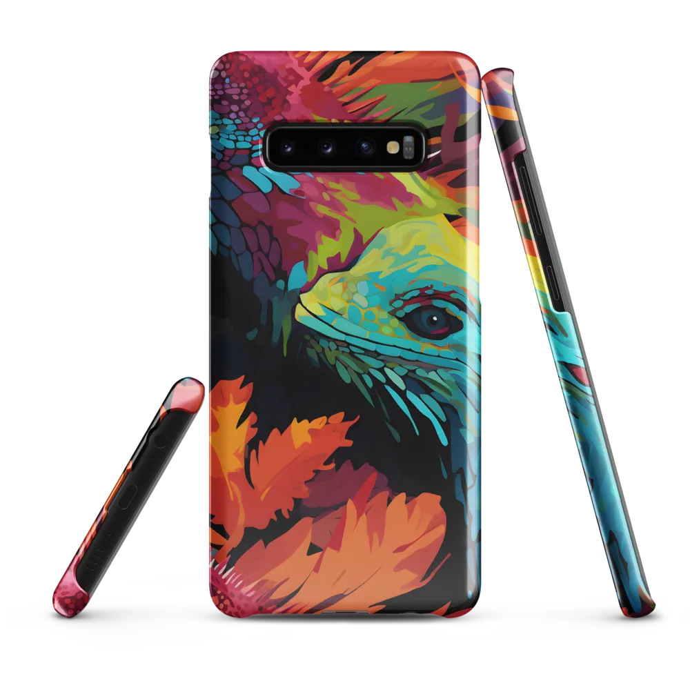 Vibrant Reptilian Harmony | Phone Case |  S10 Plus | Snap Case | Glossy