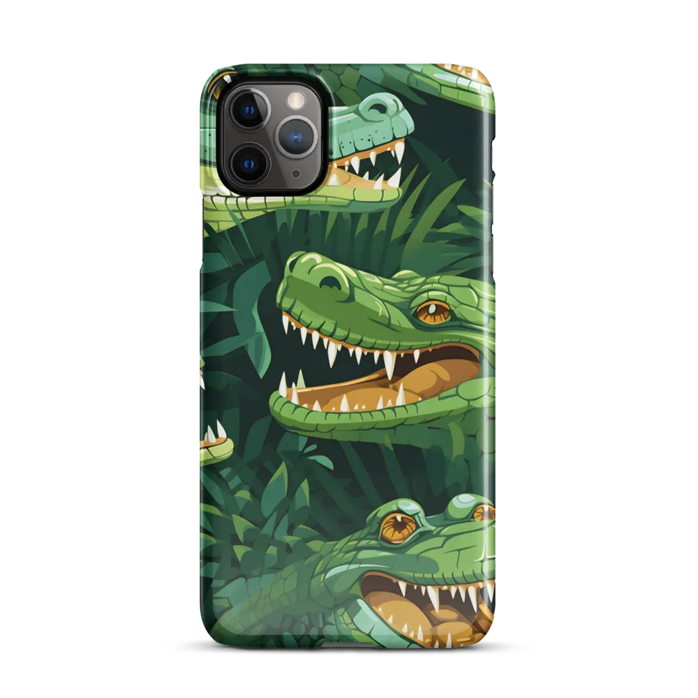 Fierce Crocodilian Medley | Phone Case |  11 Pro Max | Snap Case | Glossy