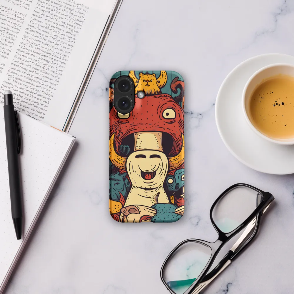 Whimsical Gathering of Creatures | Phone Case |  16 | Snap Case | Matte