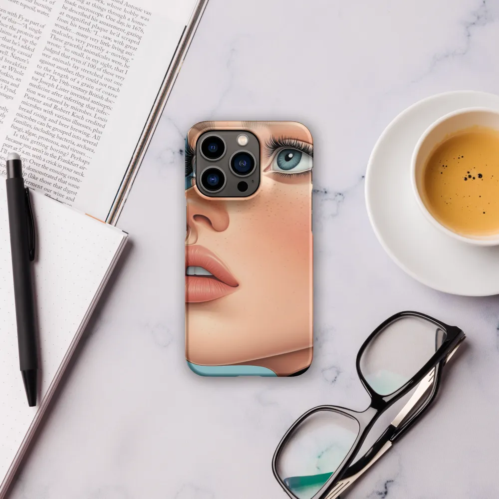 Serenity in Blue | Phone Case |  14 Pro | Snap Case | Matte