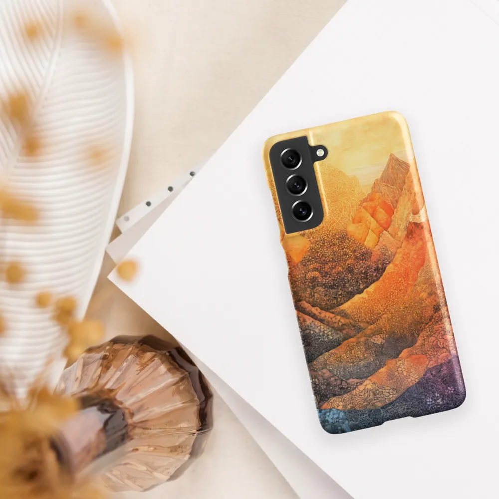 Serene Peaks of Color