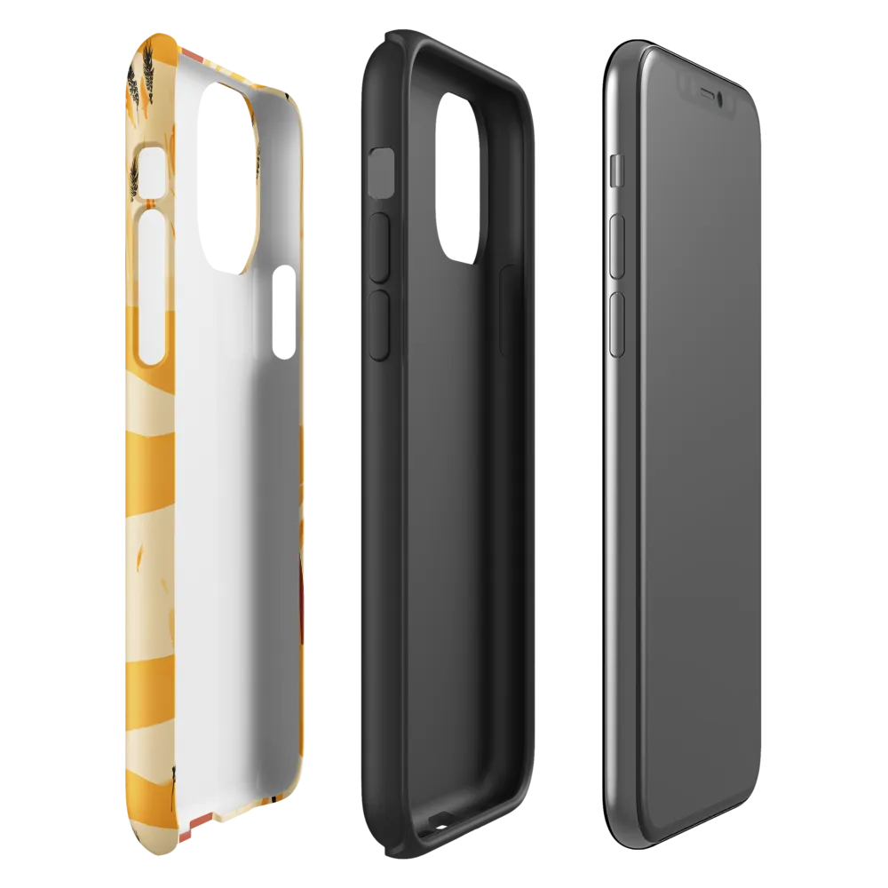 Embracing the Fields: A Floral Journey | Phone Case |  11 Pro | Tough Case | Glossy