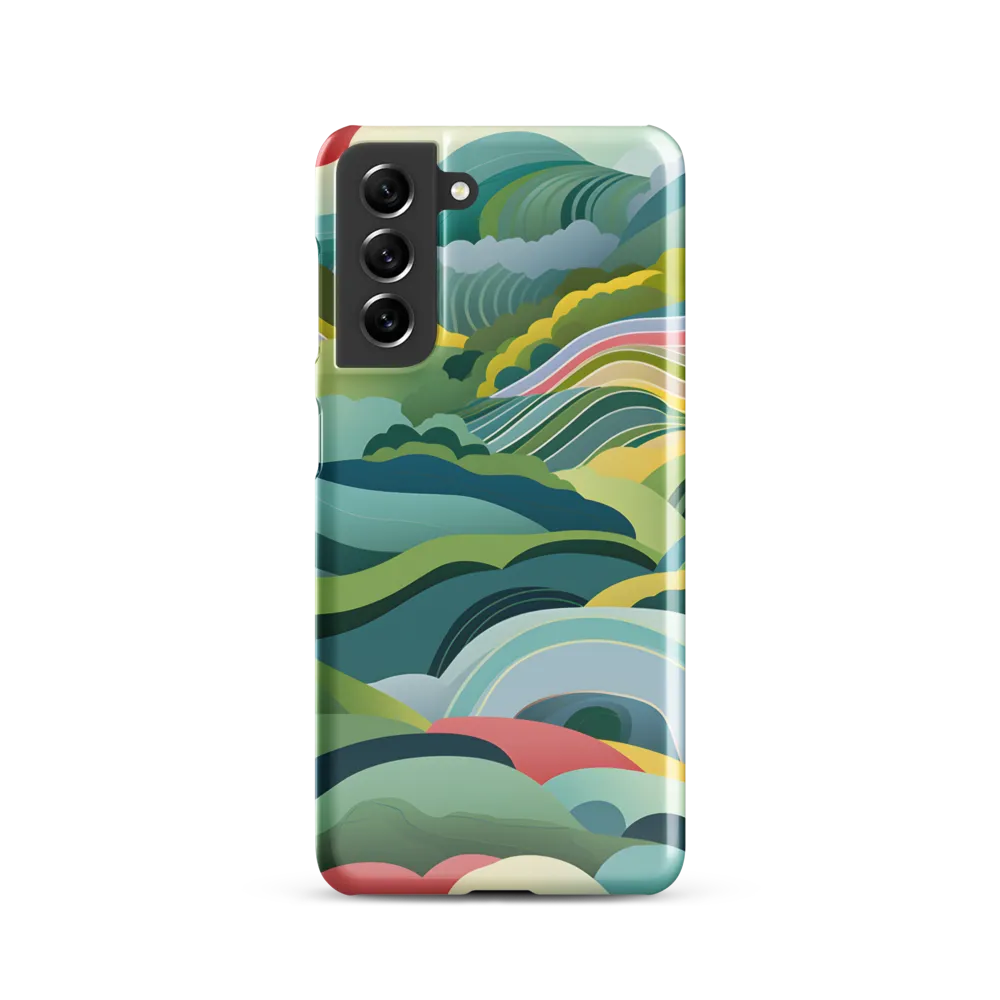 Waves of Serenity | Phone Case |  S21 | Snap Case | Glossy