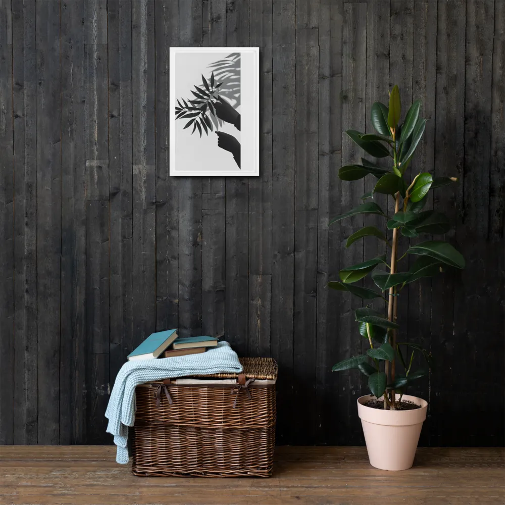 Whispers of Nature | Canvas with White Frame | 12″×18″