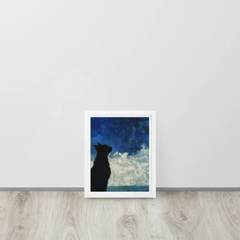 Serenade of the Night | Canvas with White Frame | 8″×10″