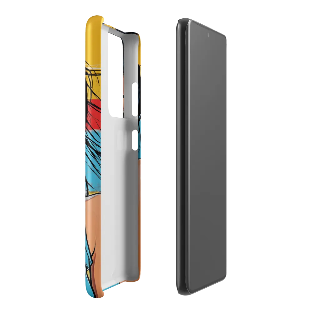 Vibrant Portrait of Modern Youth | Phone Case |  S21 Ultra | Snap Case | Matte
