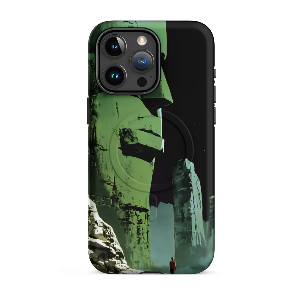 Green Colossus and the Lone Traveler