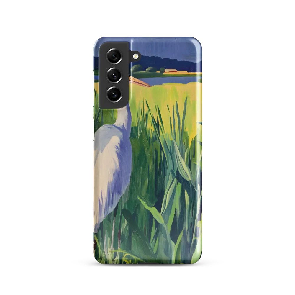 Graceful Presence: The Heron in the Meadow