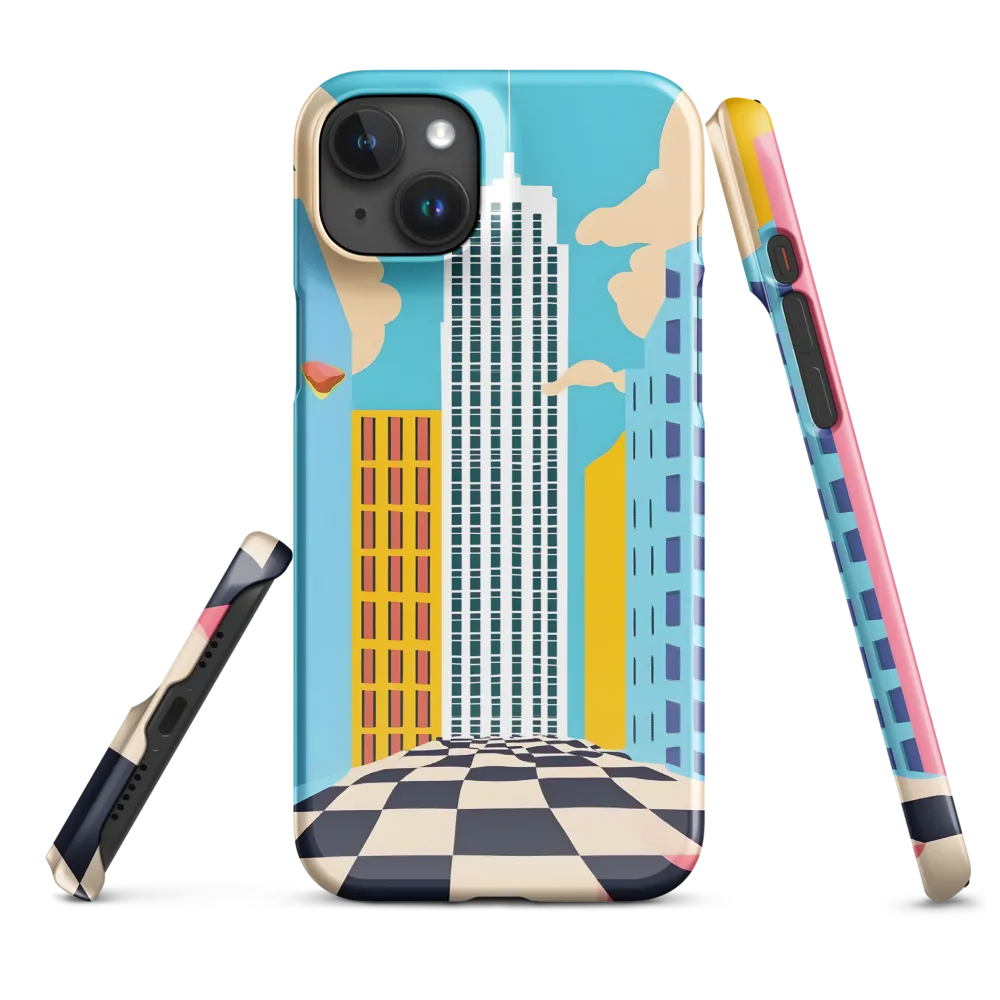 Vibrant Urban Dreamscape | Phone Case |  15 Plus | Snap Case | Glossy