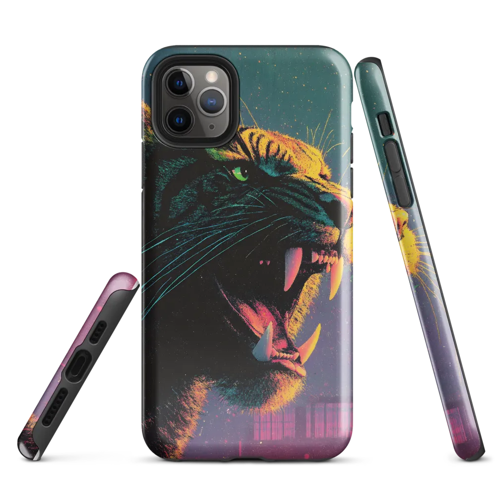 Feral Dreams: The Roaring Tiger | Phone Case |  11 Pro Max | Tough Case | Glossy