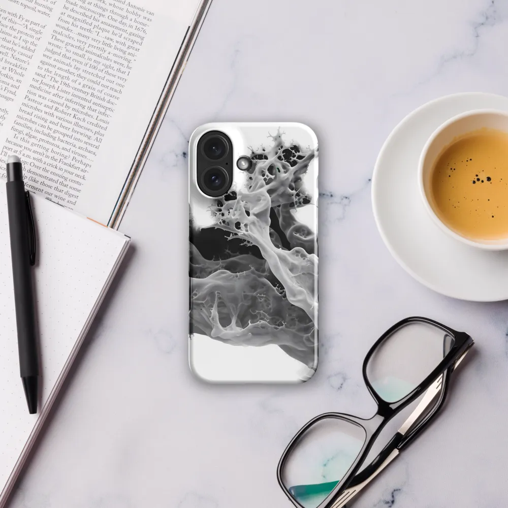 Ethereal Fractals: An Abstract Exploration | Phone Case |  16 | Snap Case | Glossy