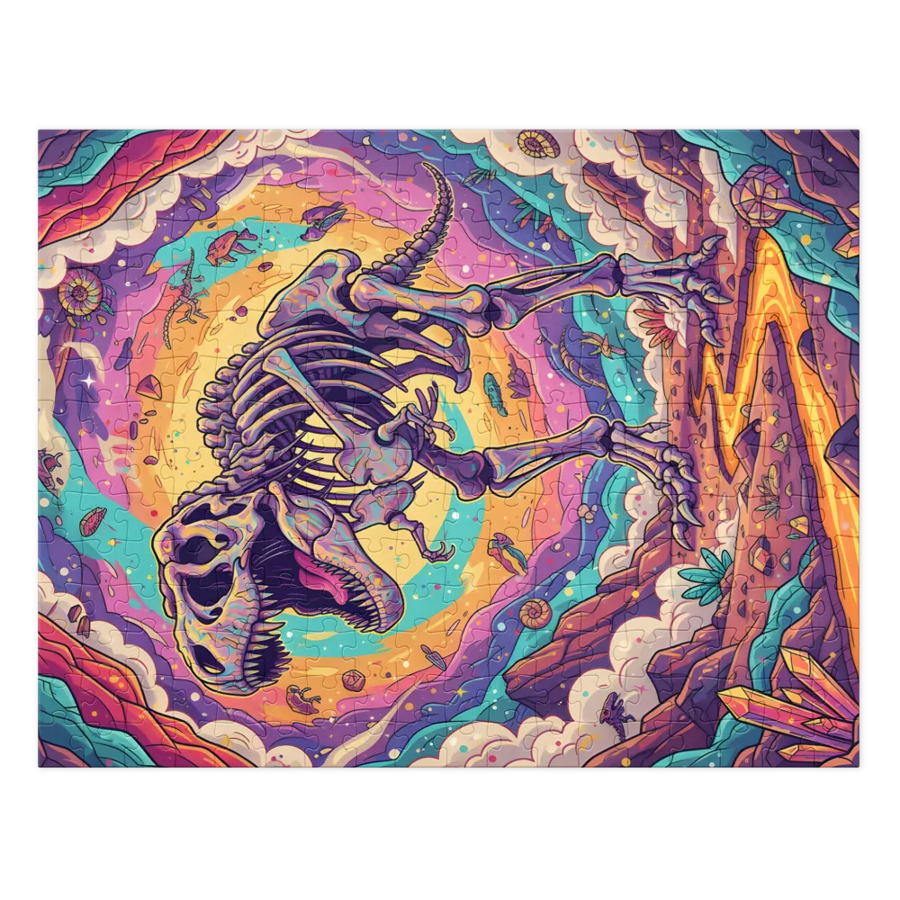 Prehistoric Reverie 
 Jigsaw Puzzle in Tin Box