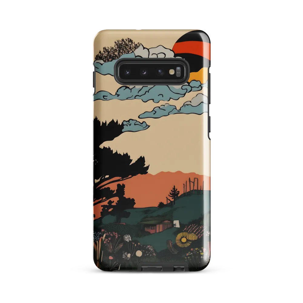 Elysian Sunset | Phone Case |  S10 Plus | Tough Case | Glossy