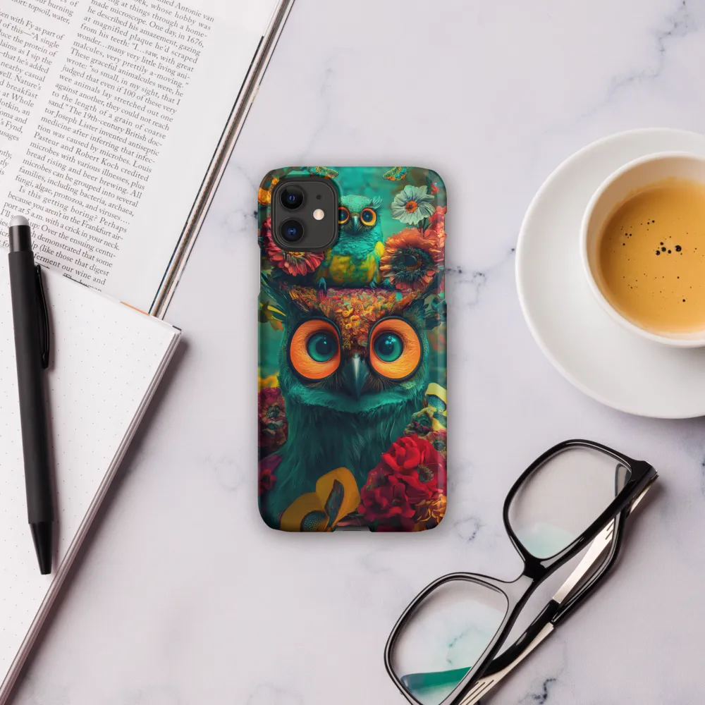 Majestic Harmony: The Floral Owl