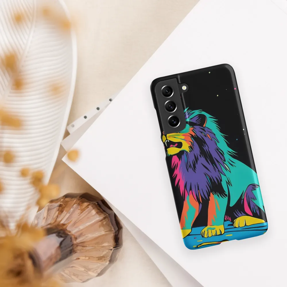 Roaring Colors: The Neon Lion
