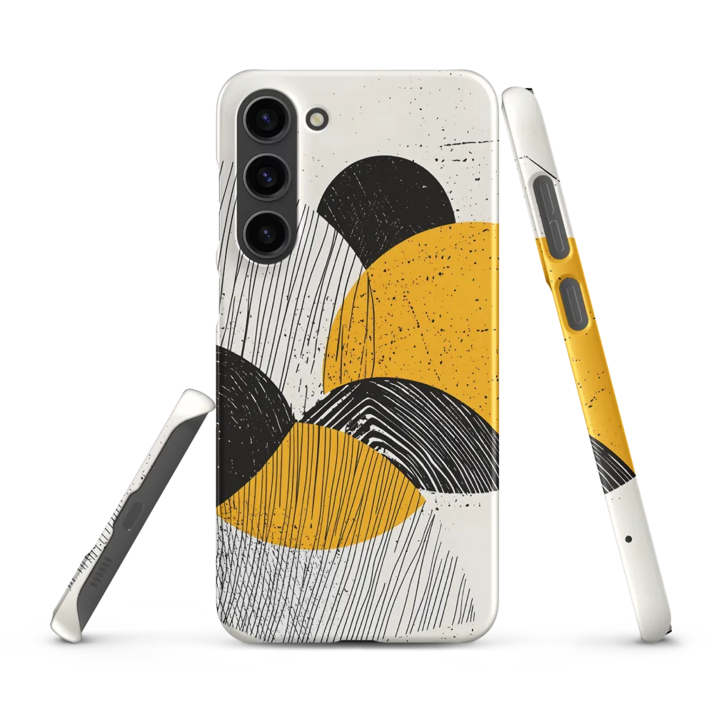 Dynamic Harmony in Black and Yellow