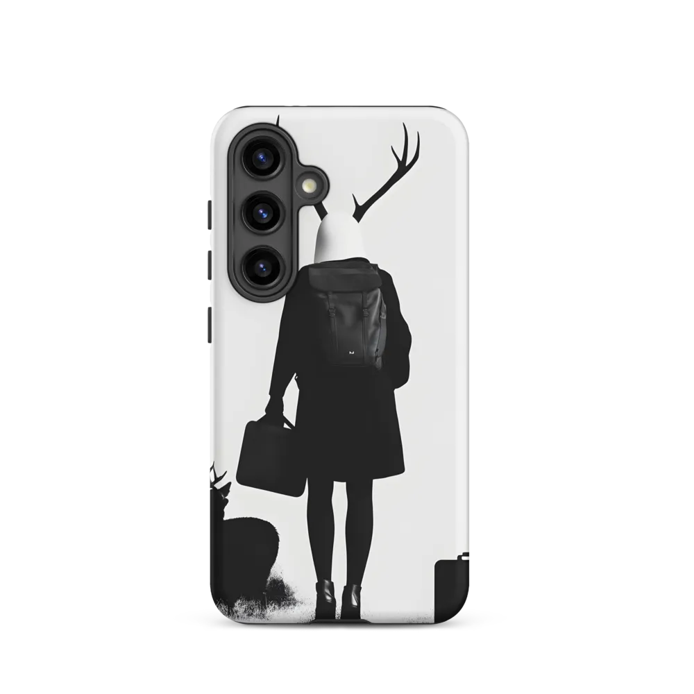 Antlered Reflections | Phone Case |  S24 | Tough Case | Matte