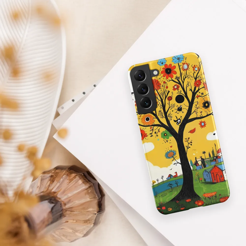 Whimsical Blooms of Life | Phone Case |  S22 Plus | Snap Case | Matte
