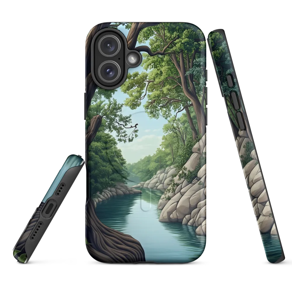 Tranquil Reflections: A Serene River Landscape
