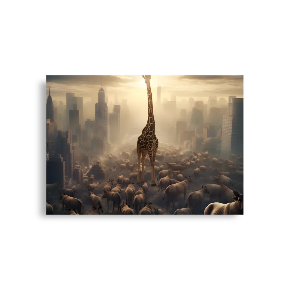 Urban Serengeti: A Giraffe's Perspective | Poster | A1 (23.3″×33.1″)