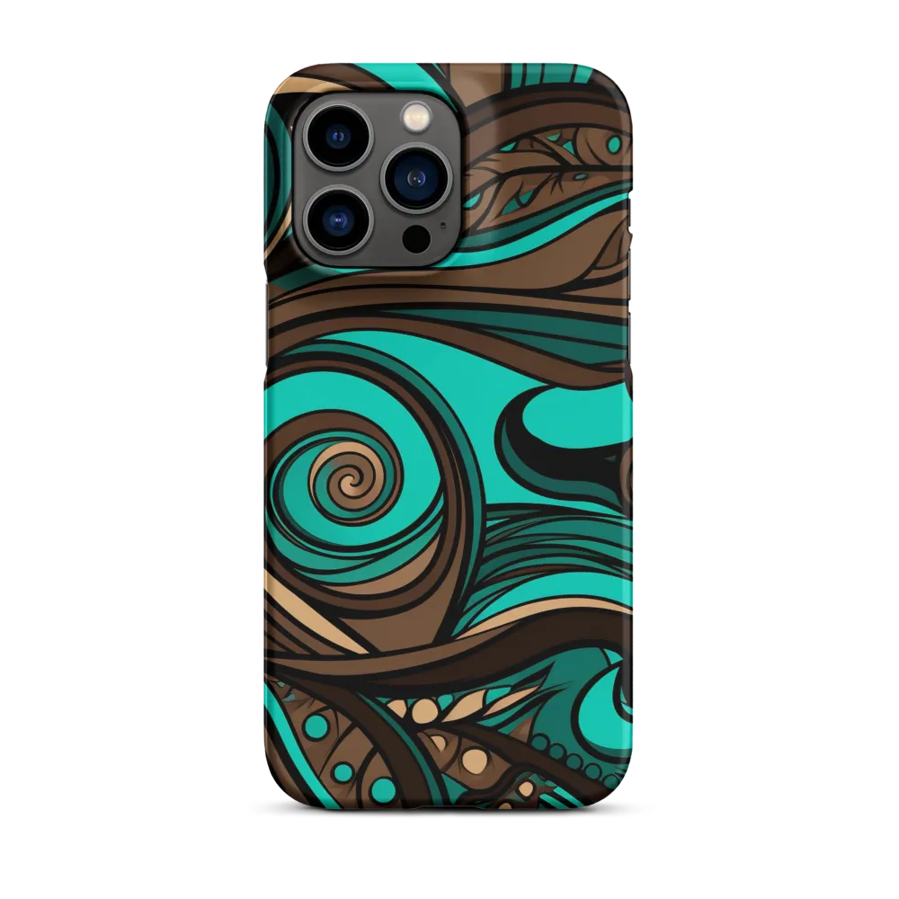 Fluctuating Currents | Phone Case |  14 Pro Max | Snap Case | Matte