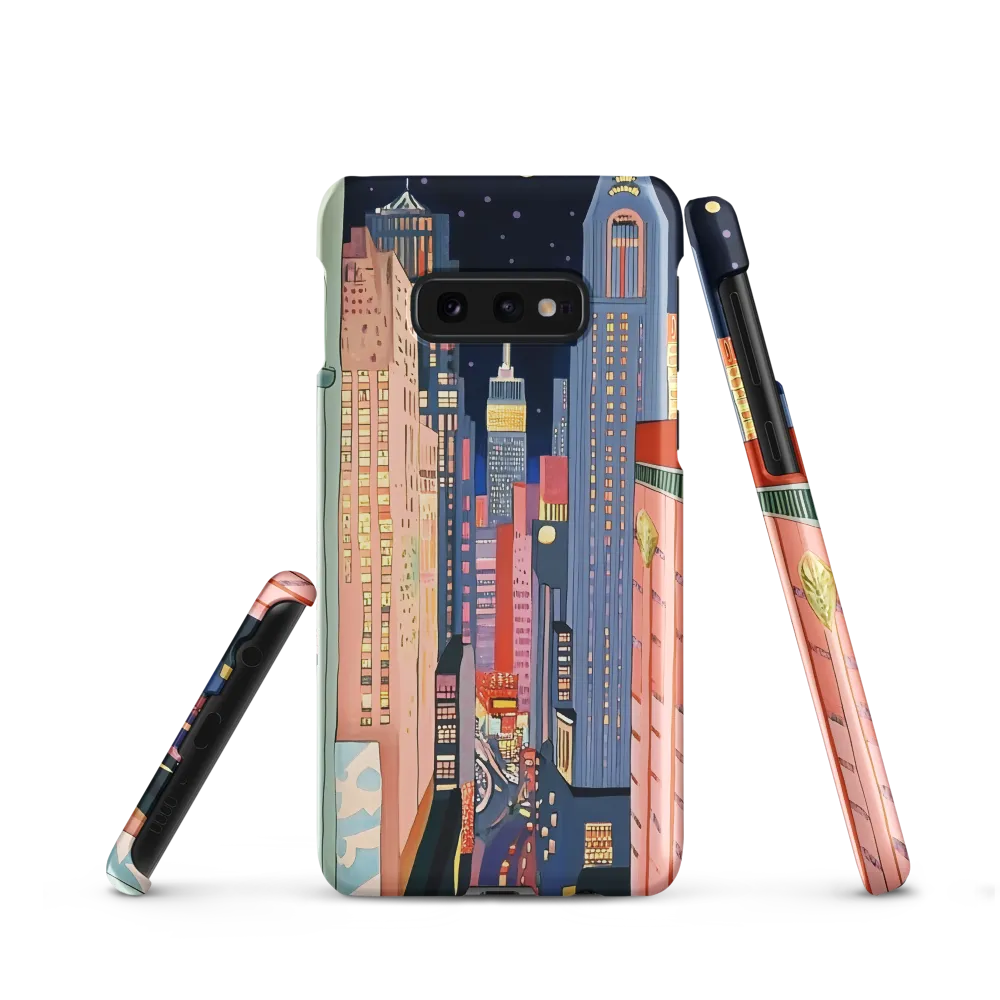 Urban Dreamscape: A Pop Art Night | Phone Case |  S10e | Snap Case | Matte