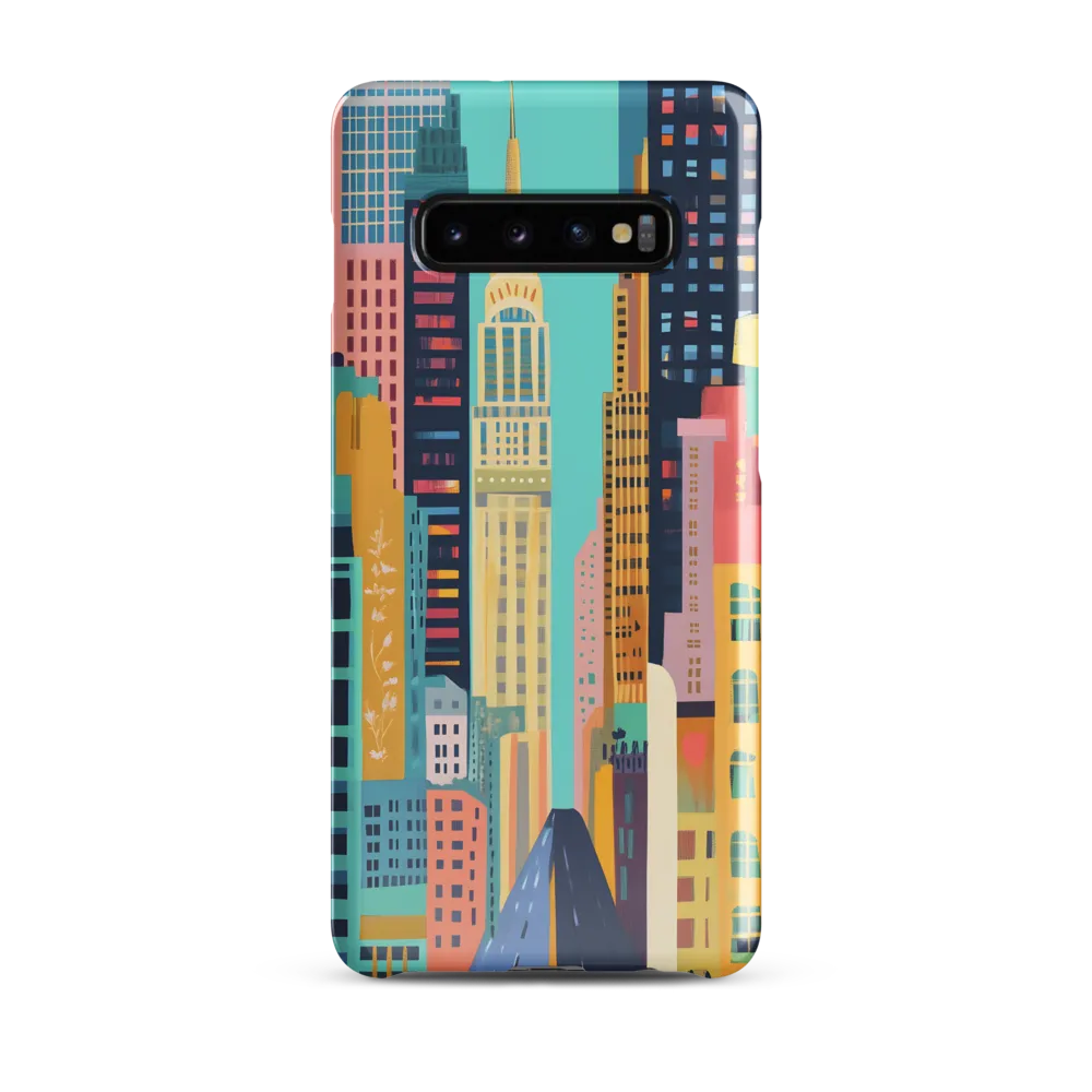 Vibrant Cityscape: A Modern Urban Journey | Phone Case |  S10 Plus | Snap Case | Glossy