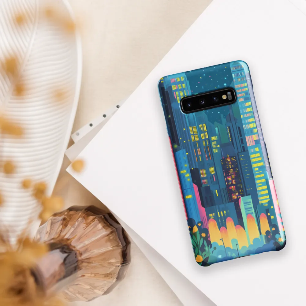 City of Dreams: A Multicolored Oasis | Phone Case |  S10 Plus | Snap Case | Glossy