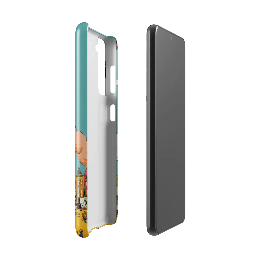 Urban Fantasia: A Whimsical Encounter | Phone Case |  S21 | Snap Case | Glossy