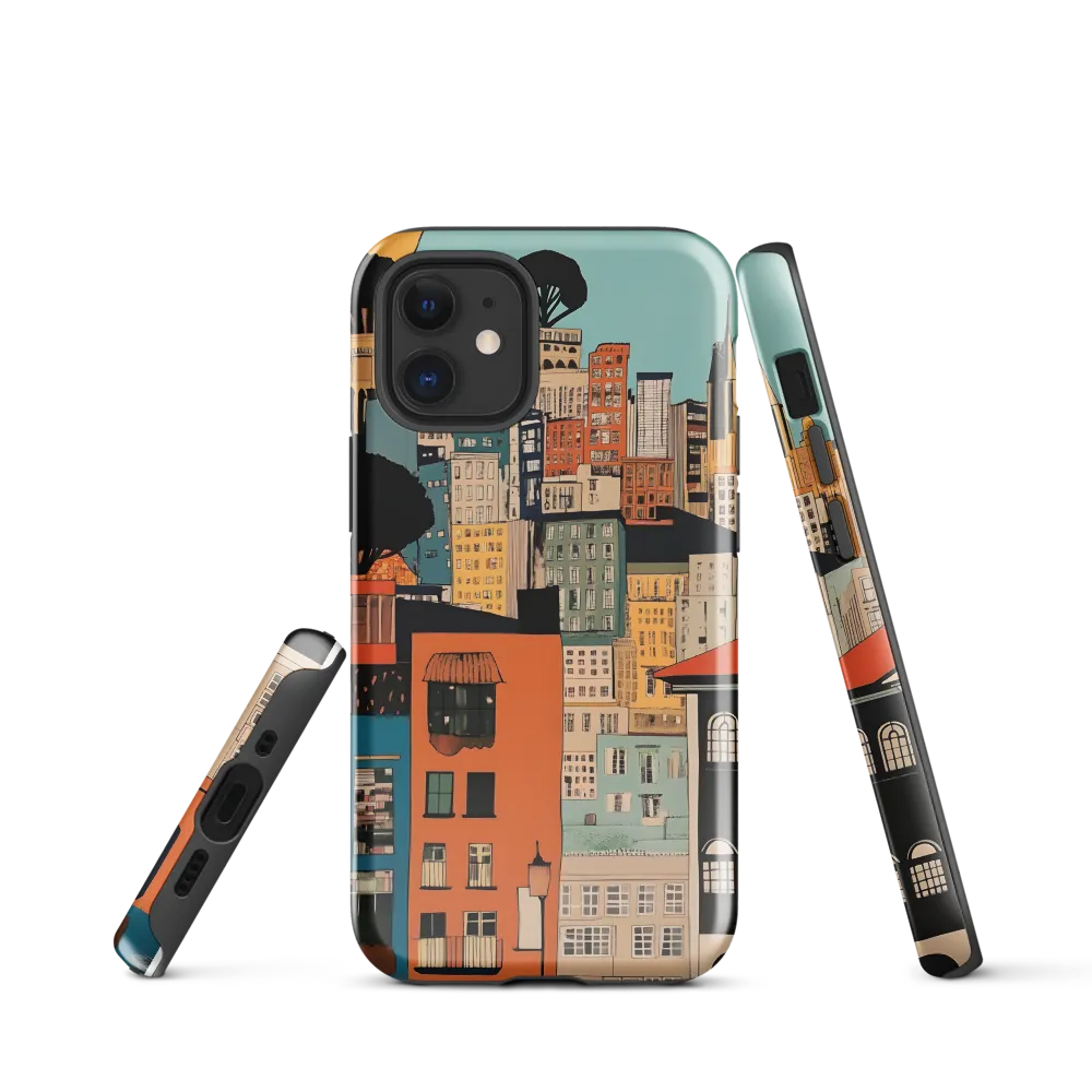 Urban Fusion: A Colorful Cityscape