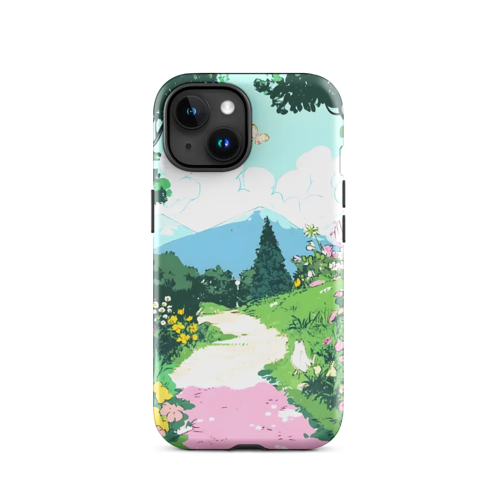 A Serene Journey Through Nature | Phone Case |  15 | Tough Case | Glossy