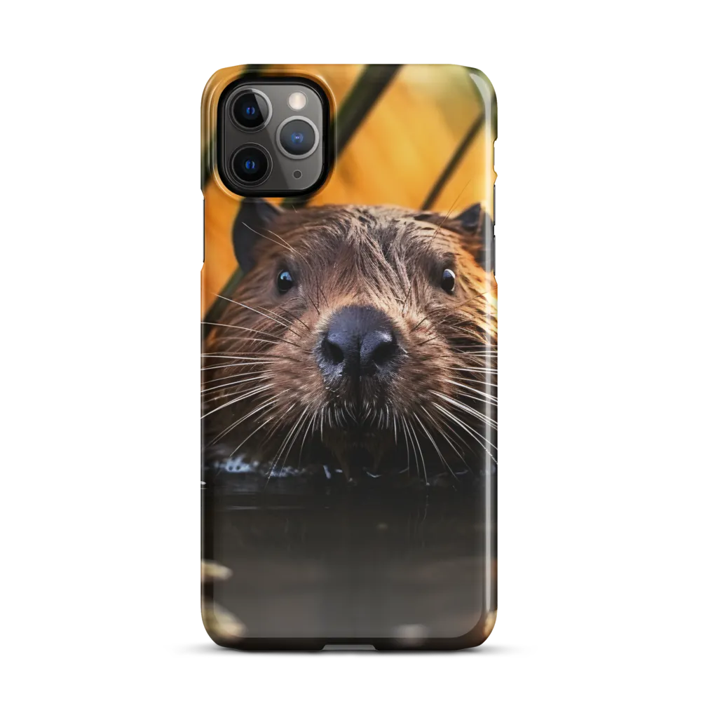 Beaver Serenity: A Natural Portrait | Phone Case |  11 Pro Max | Snap Case | Glossy