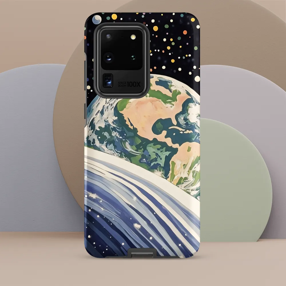 Celestial View: A Surreal Journey Through Space