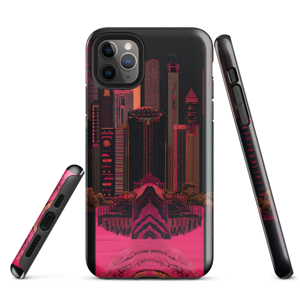 Urban Fusion: A Vibrant Dreamscape | Phone Case |  11 Pro Max | Tough Case | Glossy