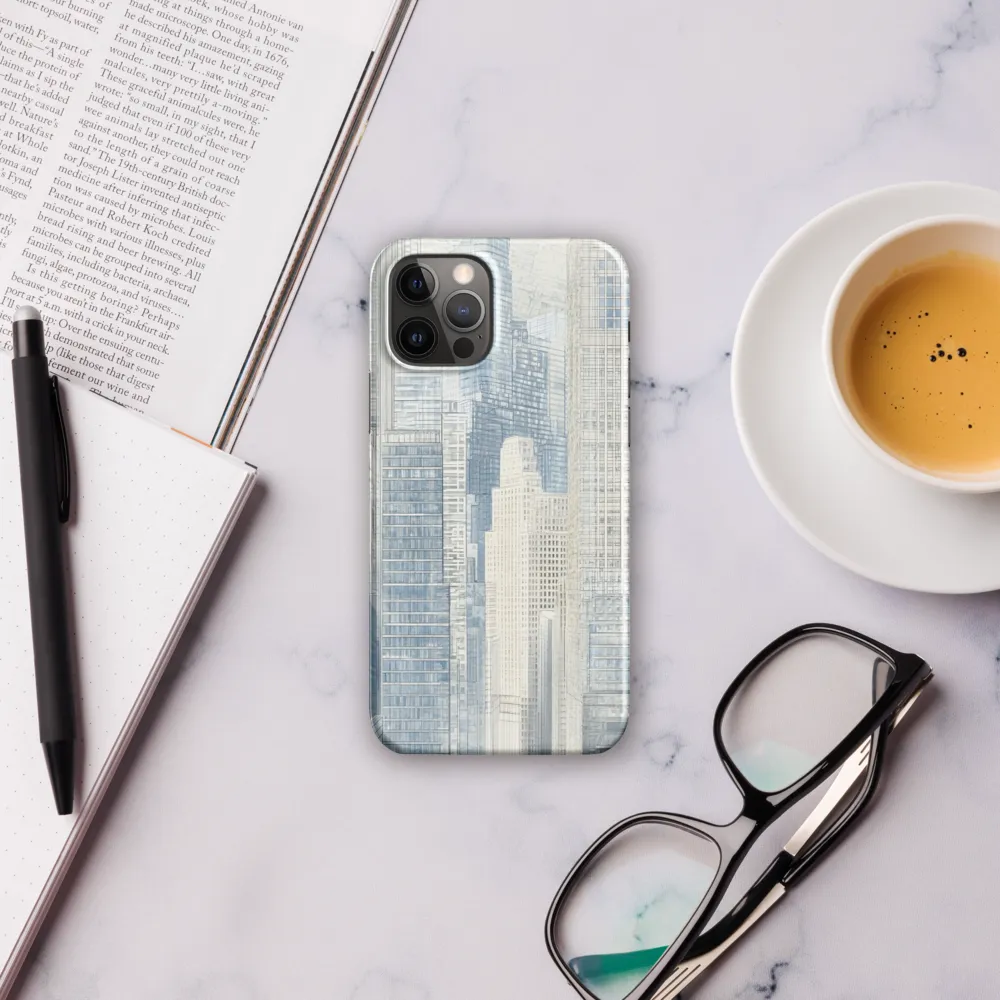 Urban Serenity: A Modern Cityscape | Phone Case |  12 Pro | Snap Case | Glossy