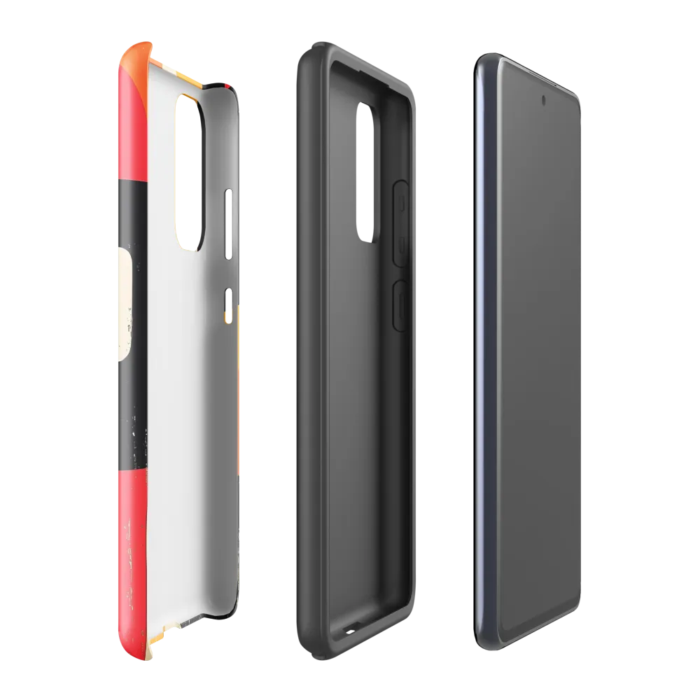 Colorful Curves: Numbers in Harmony | Phone Case |  S20 FE | Tough Case | Glossy