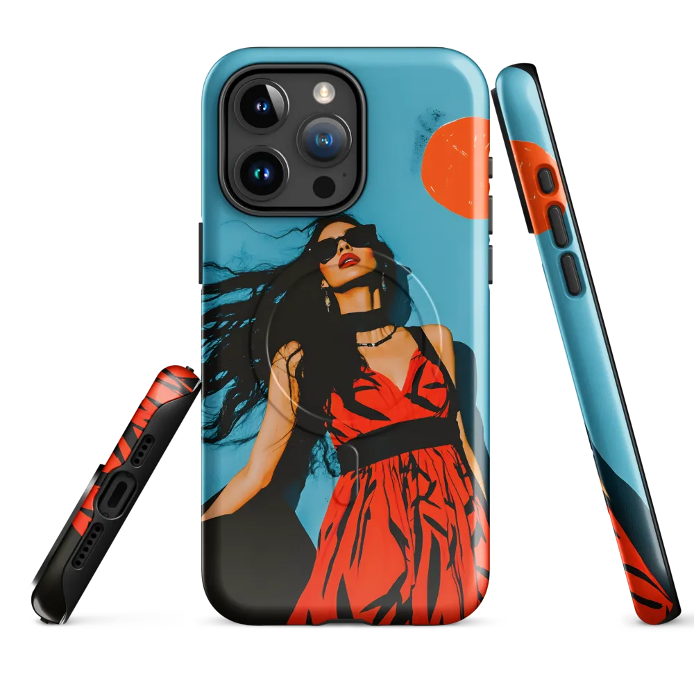 Sunset in Fashion: A Modern Portrait