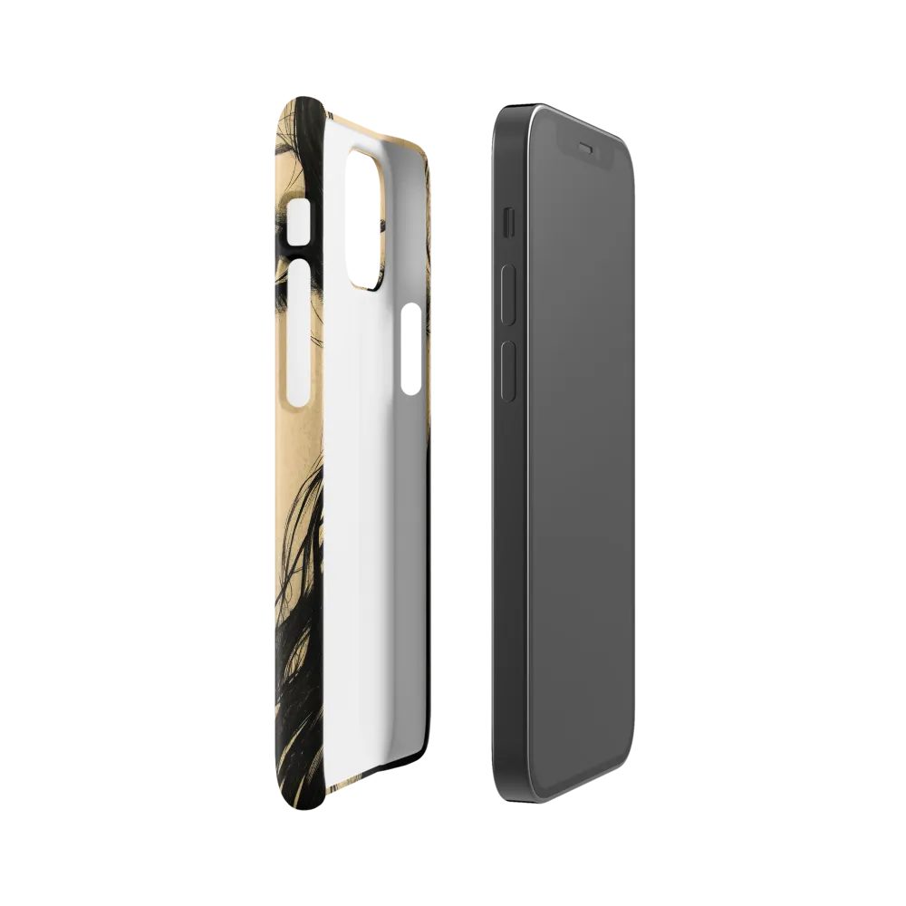 Enigmatic Gaze | Phone Case |  12 Mini | Snap Case | Glossy