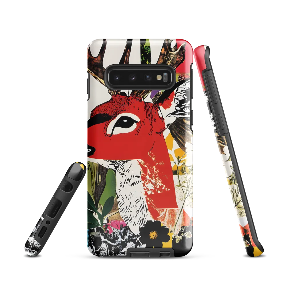 Vibrant Harmony: The Deer in Nature | Phone Case |  S10 | Tough Case | Glossy
