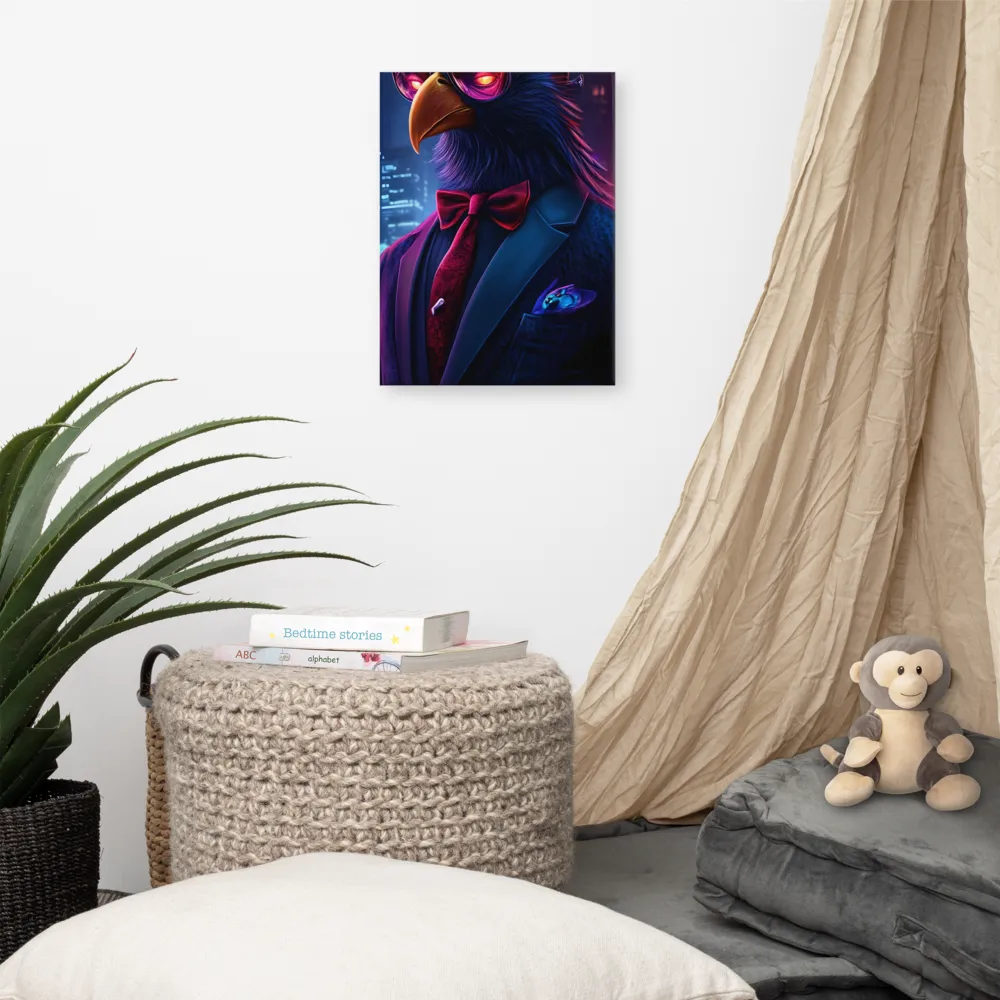 The Dapper Avian | Canvas | 12″×16″