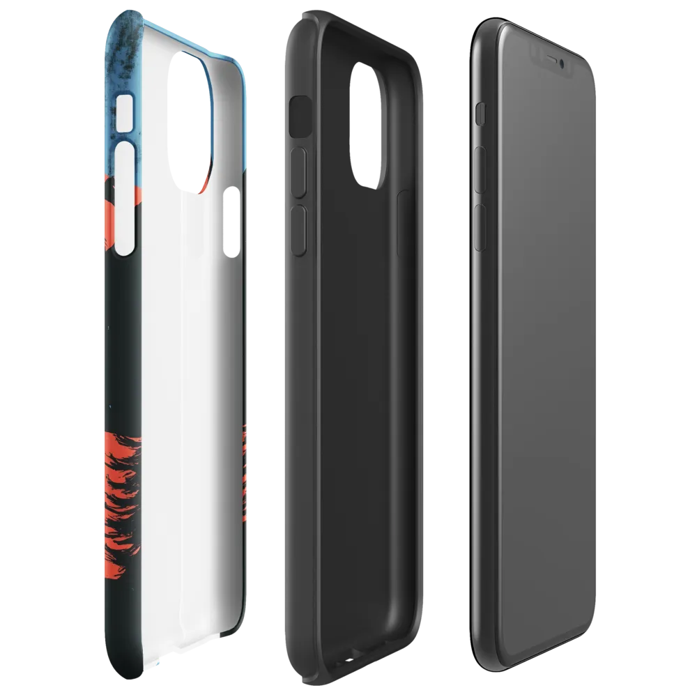 Serenity in Contrast | Phone Case |  11 Pro Max | Tough Case | Glossy