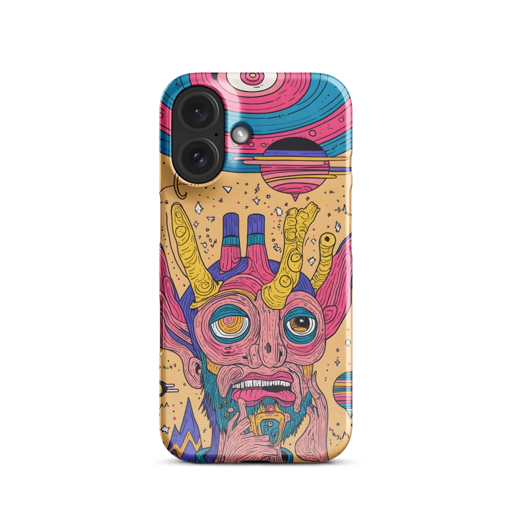 Alien Whimsy: A Surreal Encounter | Phone Case