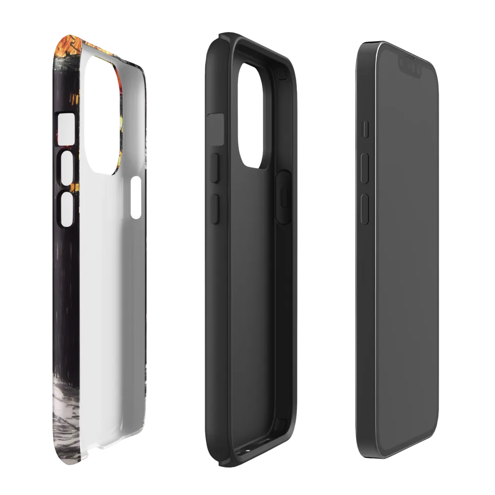 Eclipsed Cityscape | Phone Case |  13 Pro | Tough Case | Glossy