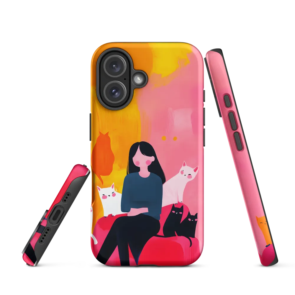 Whimsy in Feline Company | Phone Case