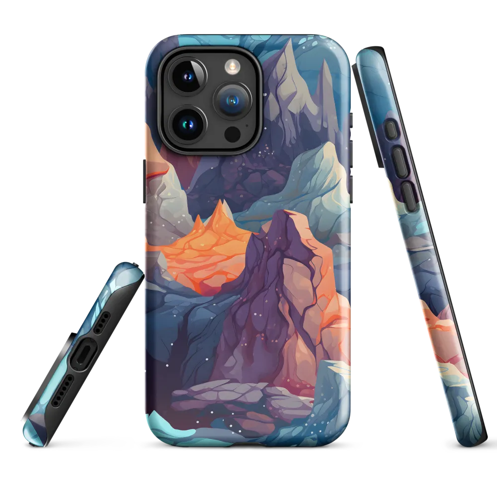 Mystical Peaks of Imagination | Phone Case |  15 Pro Max | Tough Case | Glossy