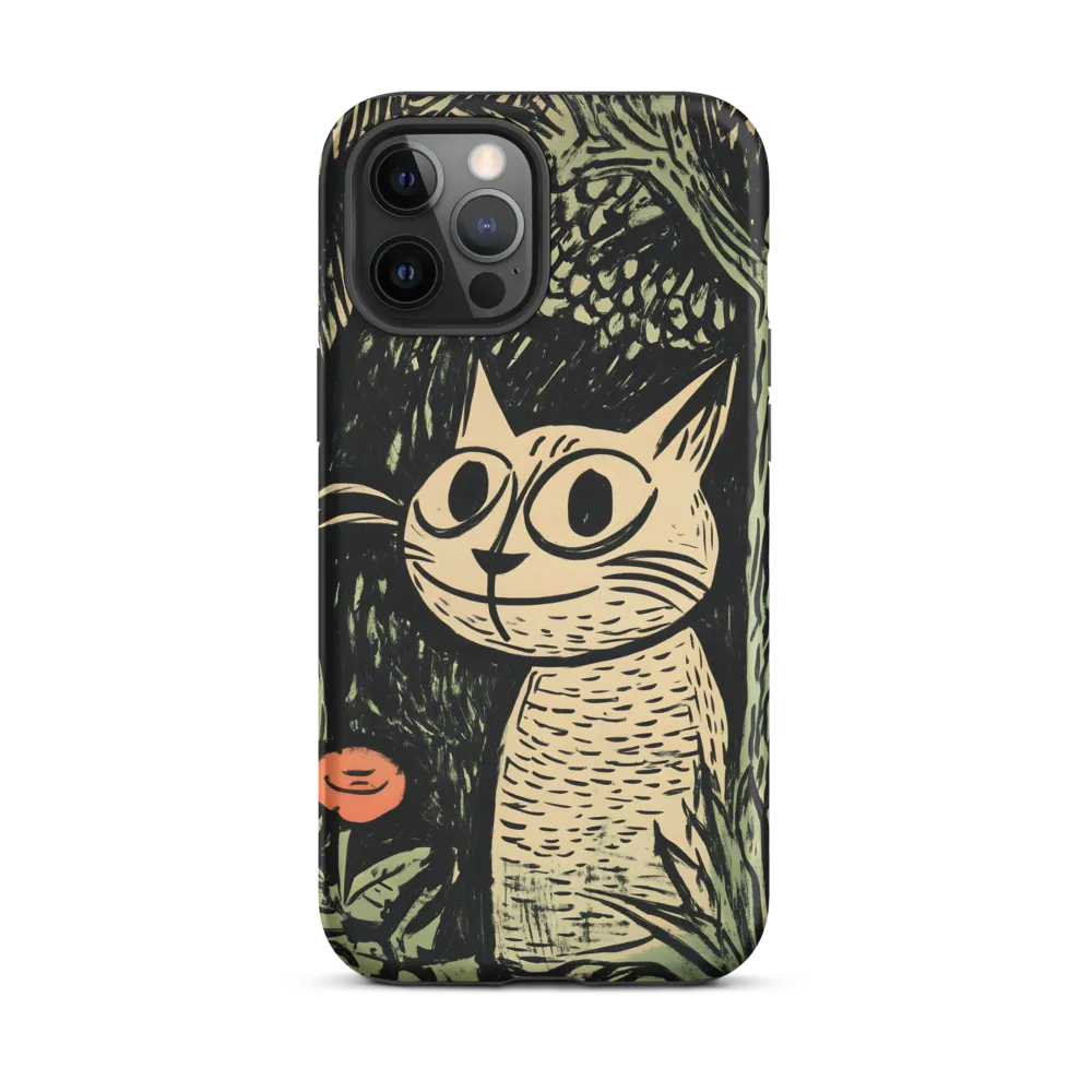 Whimsical Cat in the Forest