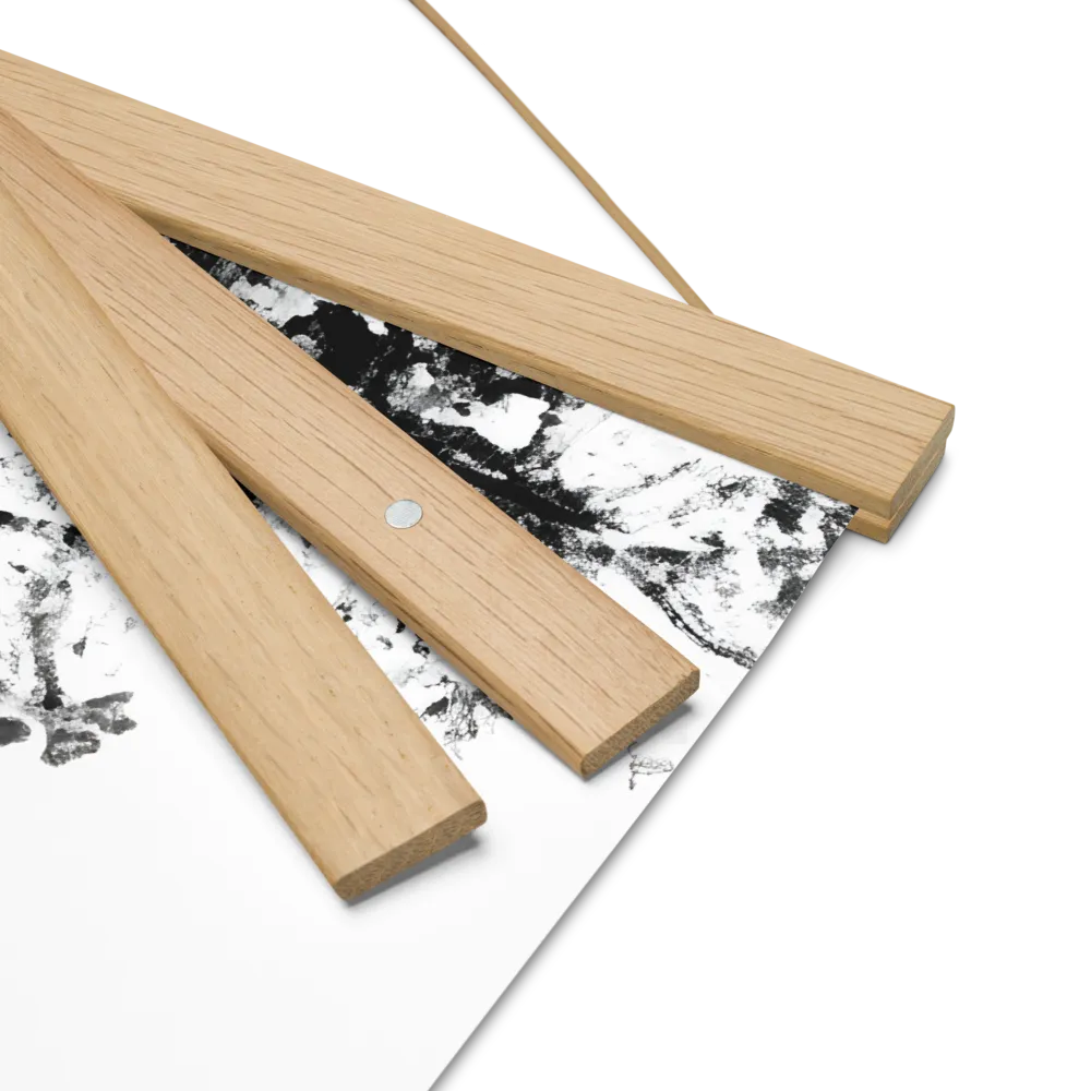 Whispers of Nature | Poster With Oak Wood Hanger | 16″×16″